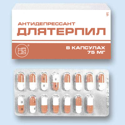 Антидепрессант «Длятерпил» в капсулах